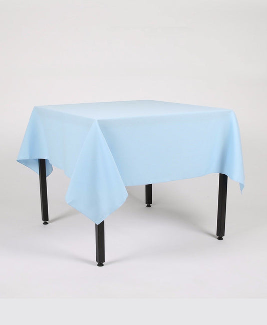 Baby Blue Plain Rectangle Tablecloth