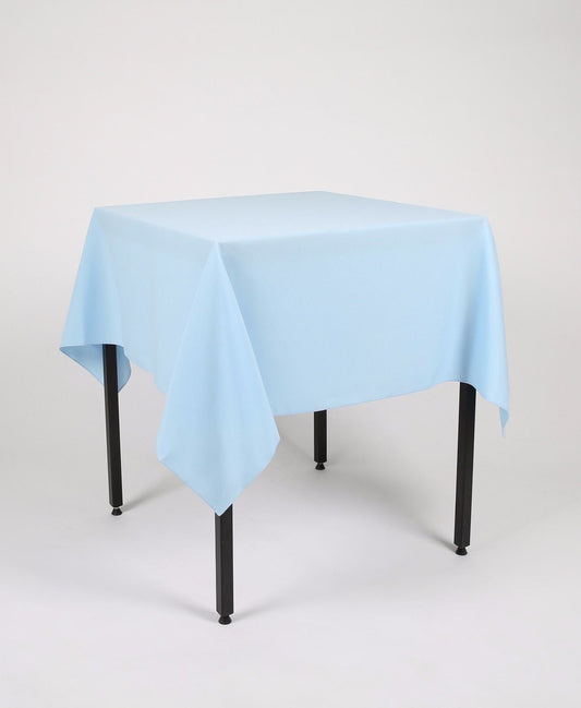 Baby Blue Plain Square Tablecloth
