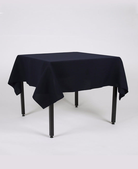 Dark Navy Plain Rectangle Tablecloth - Extra Wide