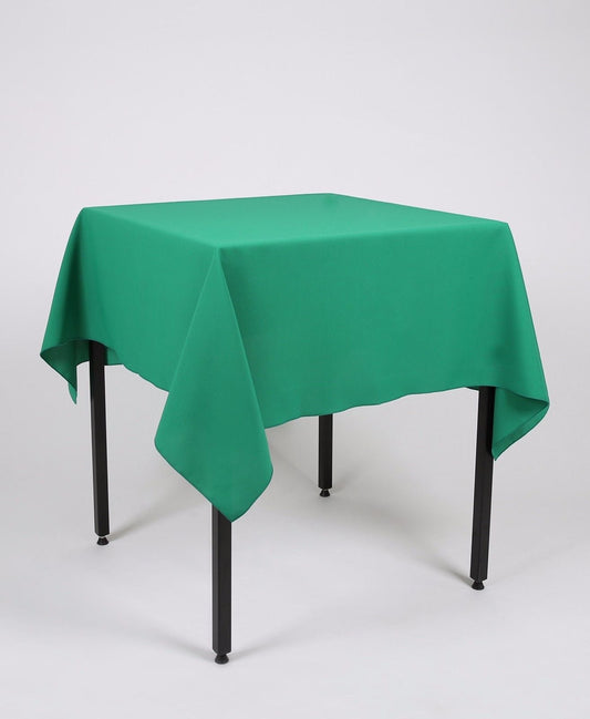 Emerald Green Plain Square Tablecloth