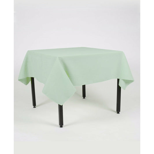 Mint Green Plain Rectangle Tablecloth - Pub Style Tables