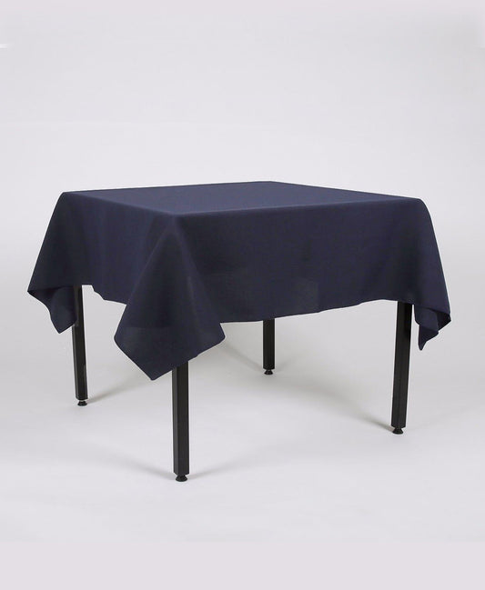 Navy Plain Rectangle Tablecloth - Extra Wide