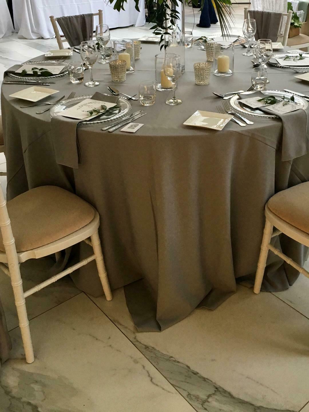 Turquoise Plain Square Tablecloth - Extra Wide