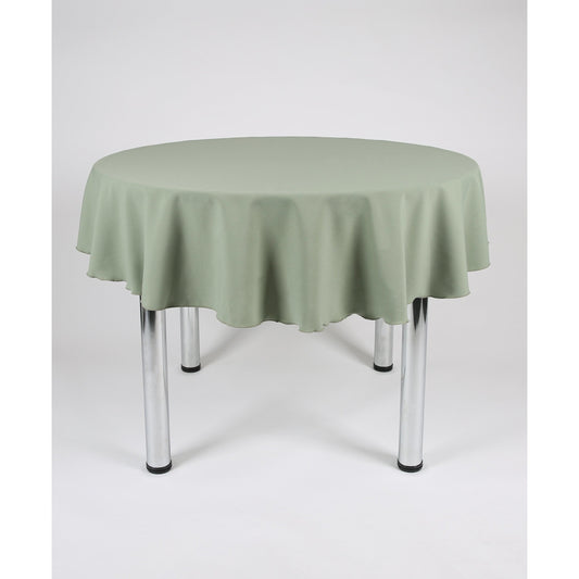 Sage Green Plain Round Tablecloth - Extra Wide Suitable for weddings, parties, christenings