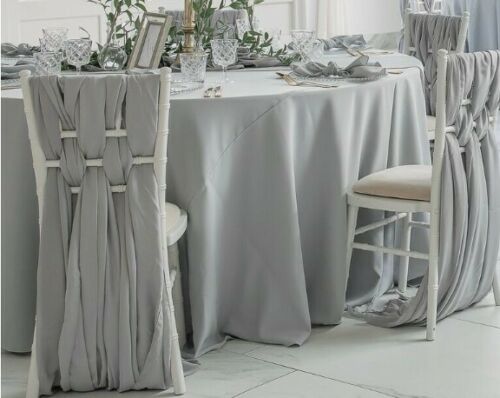 Bottle Green Plain Round Tablecloth - Extra Wide