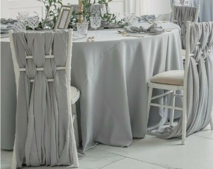 Bottle Green Plain Round Tablecloth - Extra Wide