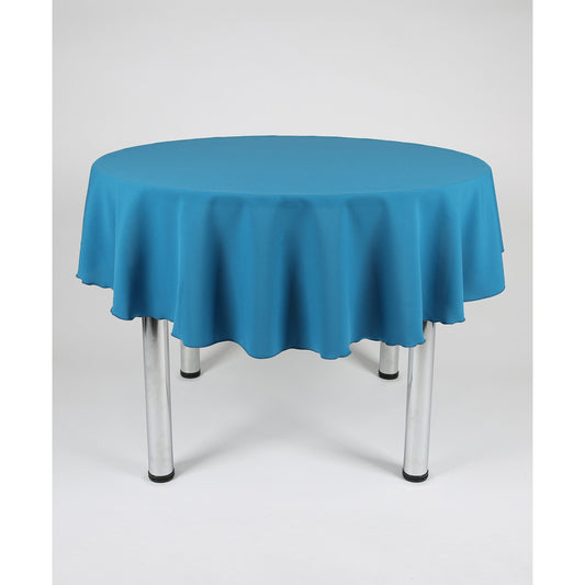 Teal Plain Round Tablecloth - Extra Wide Suitable for weddings, parties, christenings