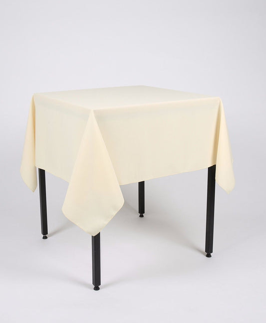Vanilla Plain Square Tablecloth