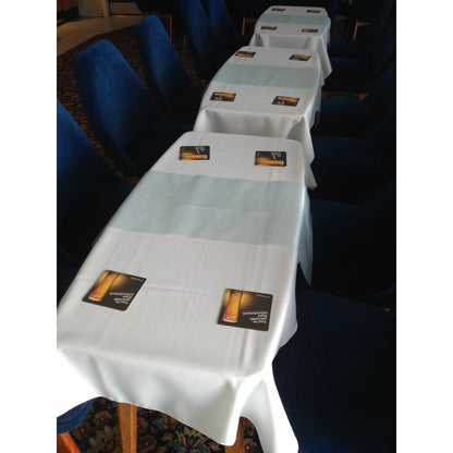 Royal Blue Plain Rectangle Tablecloth - Pub Style Tables